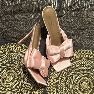 lemonade maddie bow heels